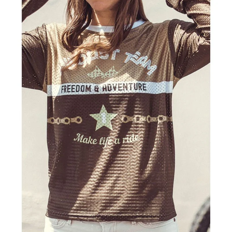 Wildust Sisters Jersey Cross - Wildust Team Round Neck Jersey Tee