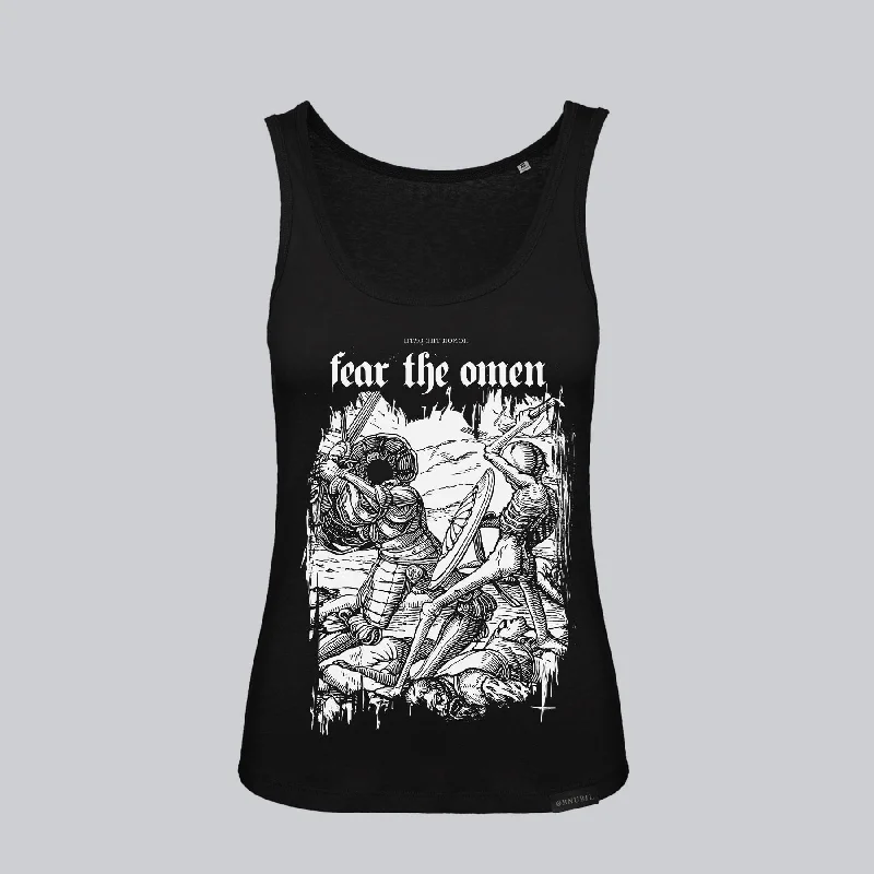WOMEN’S JERSEY VEST • FEAR THE OMEN III Metallic Jersey Tee