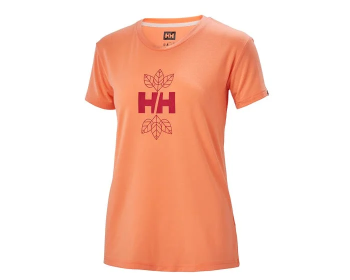 Helly Hansen W Skog Graphic Tshirt Cashmere Blend Cotton Blend Poly Blend