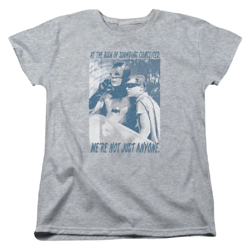 Batman - Classic TV Series Boogie Nights - Women's T-Shirt Collared T-Shirt Boat Neck A-Line