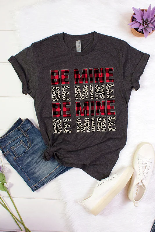 BELLA CLOSET BE MINE T-SHIRT Solid Color Striped Floral