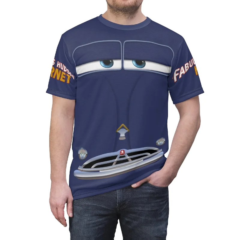 Doc Hudson Shirt, Disney Cars Costume Beaded Sequined Faux Fur