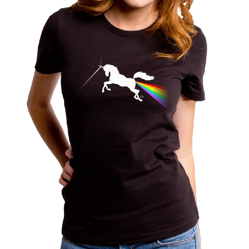 Dark Hide of the Moon Women's T-Shirt Mesh Blend Leather Blend Suede Blend