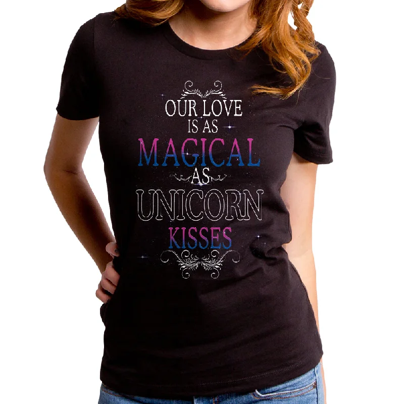 Our Love Is Women's T-Shirt Chenille Brocade Lace