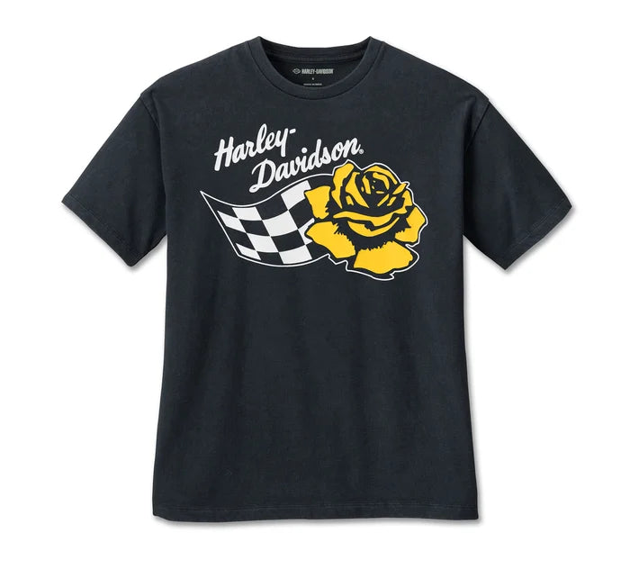 Harley-Davidson® Women's Rose Racer Oversized Tee Oversized T-Shirt Spandex breathable
