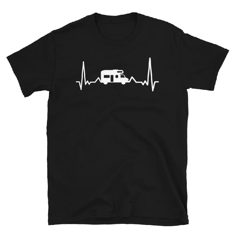 Herzschlag Camping - T-Shirt (Unisex) Cashmere Blend Cotton Blend Poly Blend