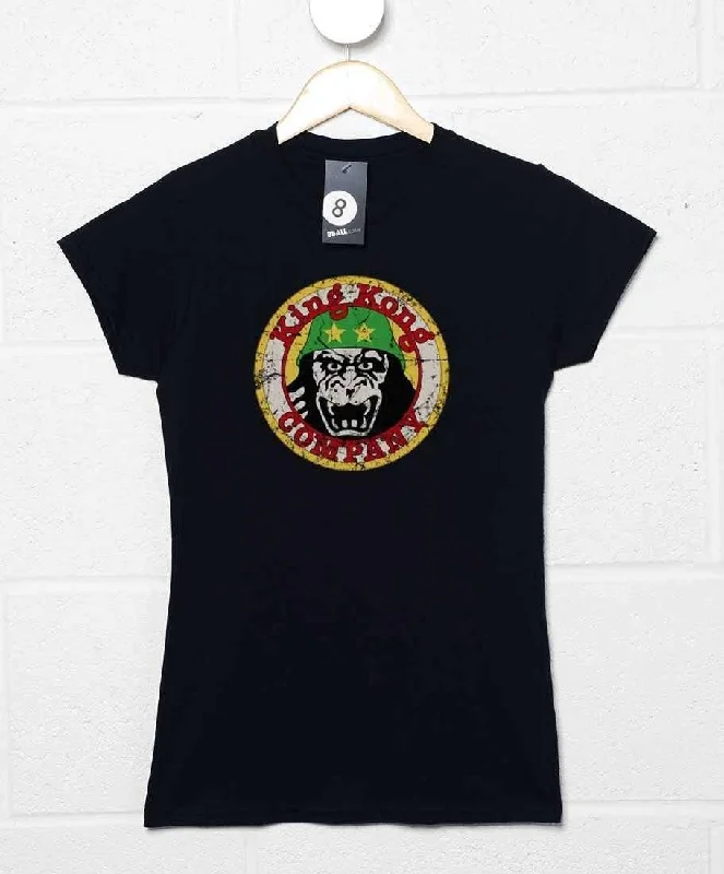 King Kong Taxi Company T-Shirt for Women Hooded Caped Shawl Collar