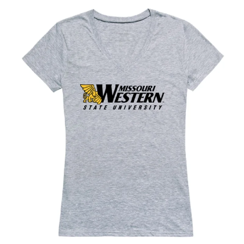 Missouri Western State University Griffons Womens Seal T-Shirt Nylon Fabric Polyester Fabric Spandex Fabric