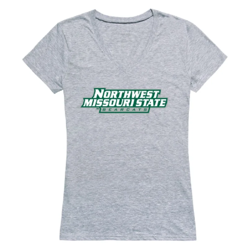 Northwest Missouri State University Bearcat Womens Seal T-Shirt Chenille Brocade Lace