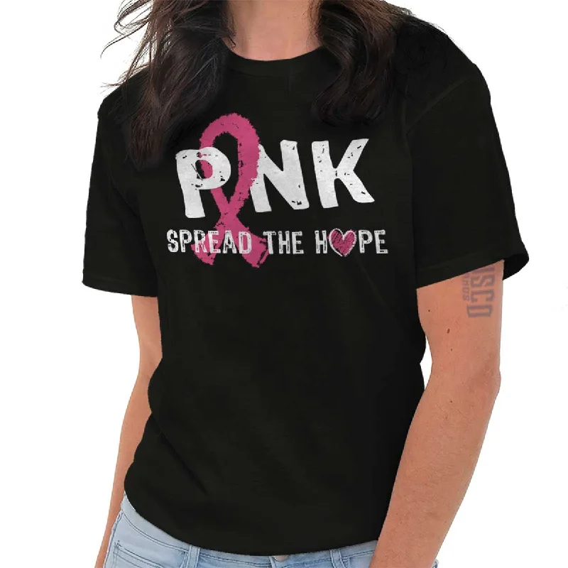 Breast Cancer Awareness T Shirt Mesh Fabric Canvas Fabric Denim Fabric