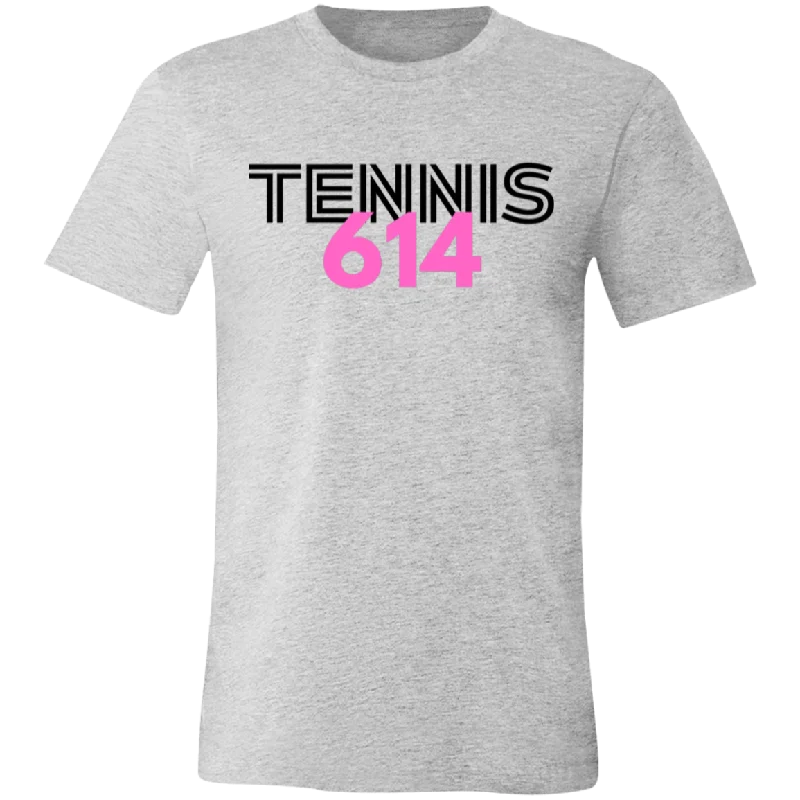 Tennis614 Unisex Jersey Tee Beaded Sequined Faux Fur