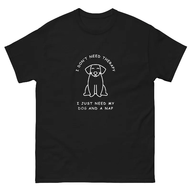 Therapy Dog Classic Tee Beaded Sequined Faux Fur