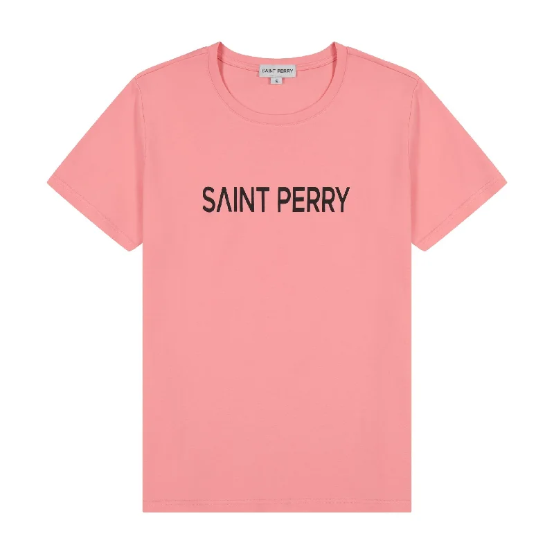 Cotton Crewneck T-shirt Sequined Glittery Shiny