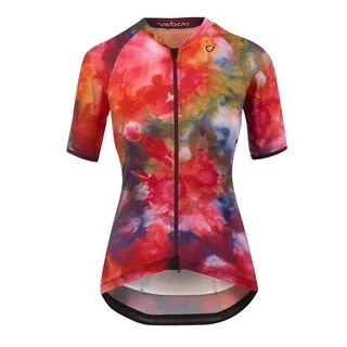 Women's SE Jersey - Fire Red Ice Dye Vintage Jersey Tee