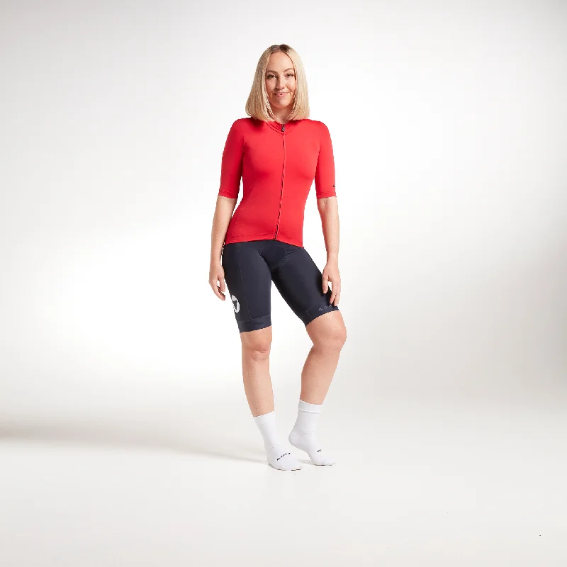 Women's Essentials Team Jersey - Jester Red Boutique Jersey Tee