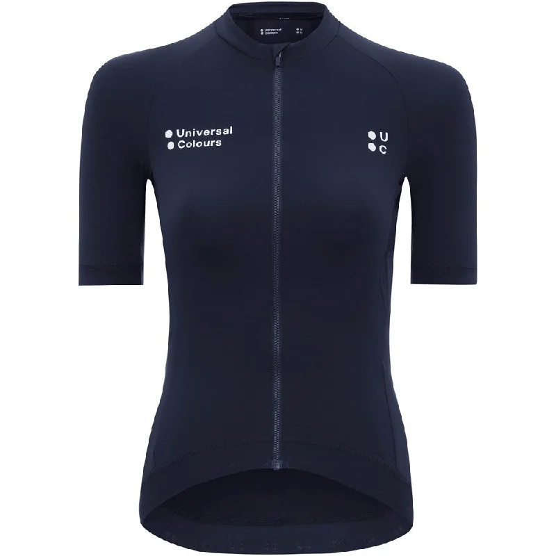 Women's Mono Short Sleeve Jersey - Navy Blue Eco-Friendly Jersey Tee