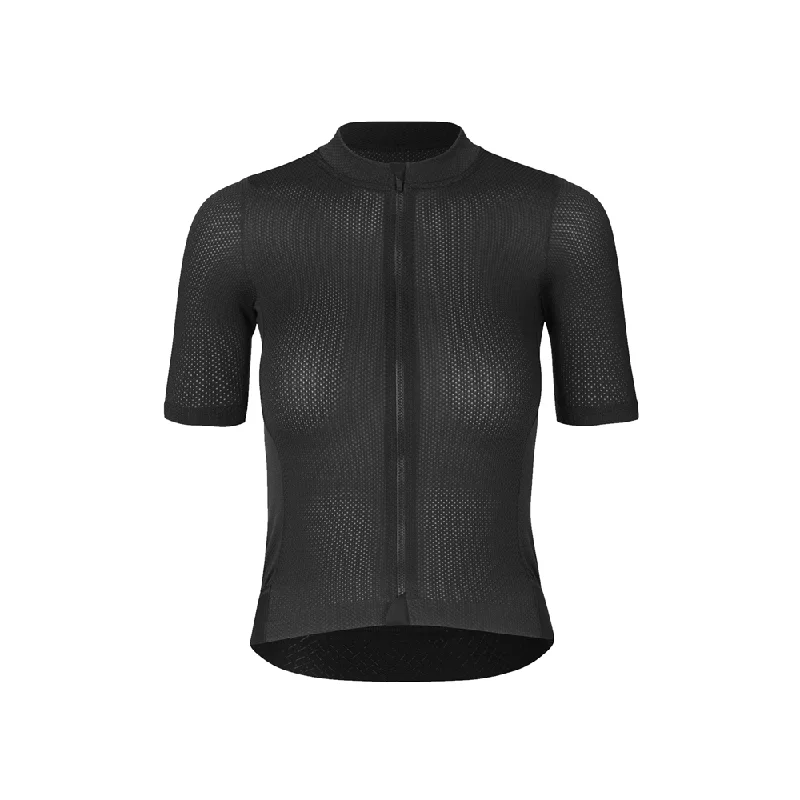 Women's Solitude Mesh Jersey - Black Silver Jersey Tee