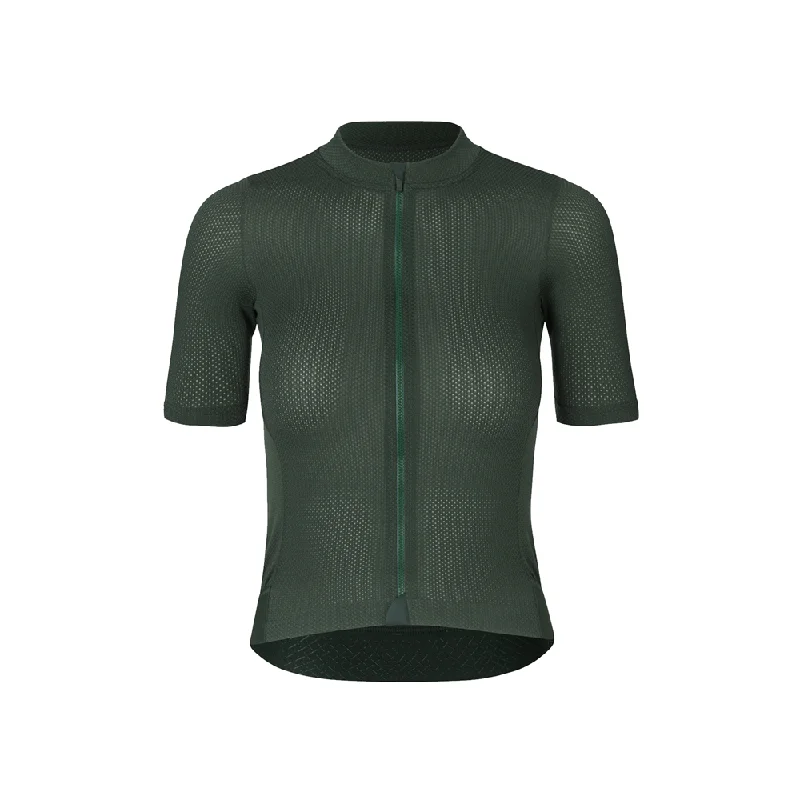 Women's Solitude Mesh Jersey - Dark Green Metallic Jersey Tee