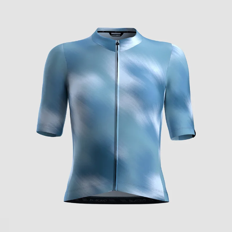 Women's Essentials Team Jersey - Canal Blue Silk Jersey Blouse