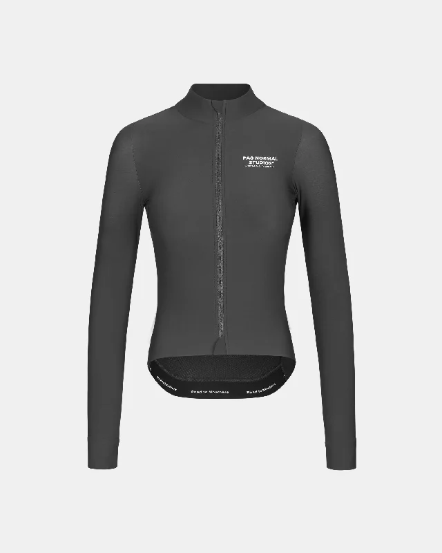 Women's Mechanism Long Sleeve Jersey - Anthracite Soft Jersey Shirt