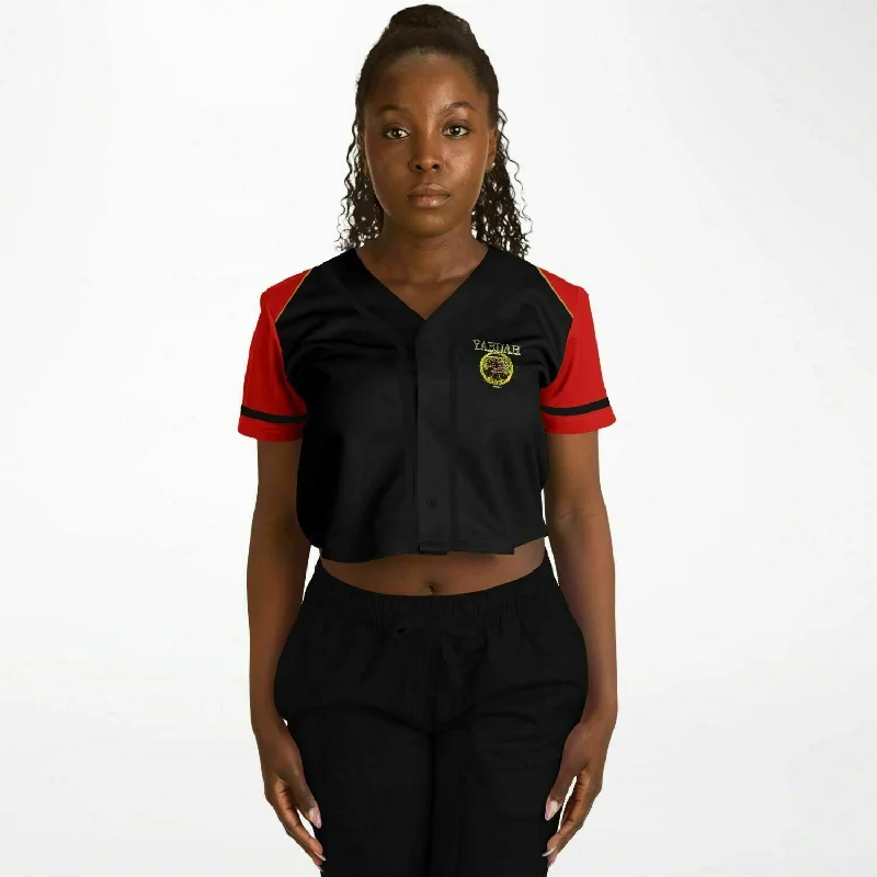 A-Team 01 Red Designer Cropped Baseball Jersey Classic Jersey Tee