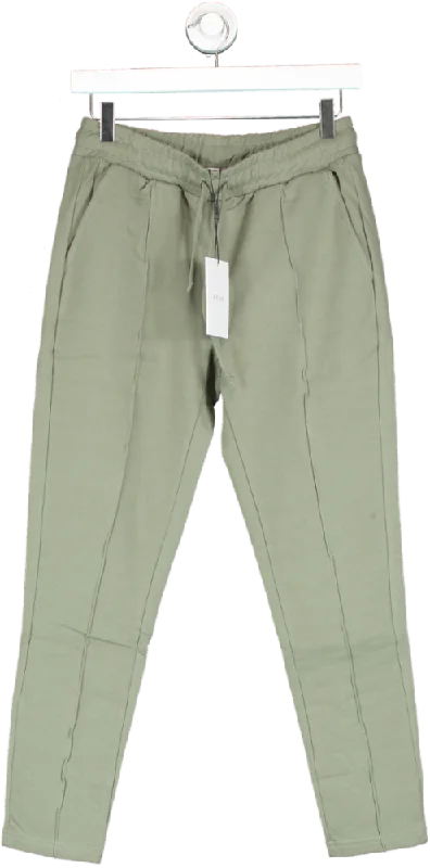 ARNE Sage Green Jersey Slim Fit Joggers BNWT UK 8 Short Autumn Jersey Shirt
