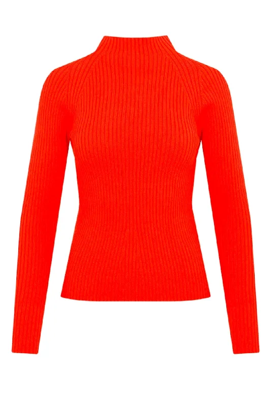 A.W.A.K.E. Mode Open Back Jersey Knit Top - Red Custom Jersey Tee