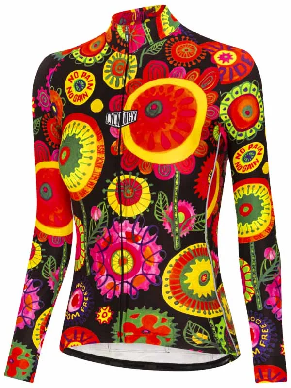 Heavy Pedal Women's Winter Long Sleeve Jersey Short Sleeve Jersey Top