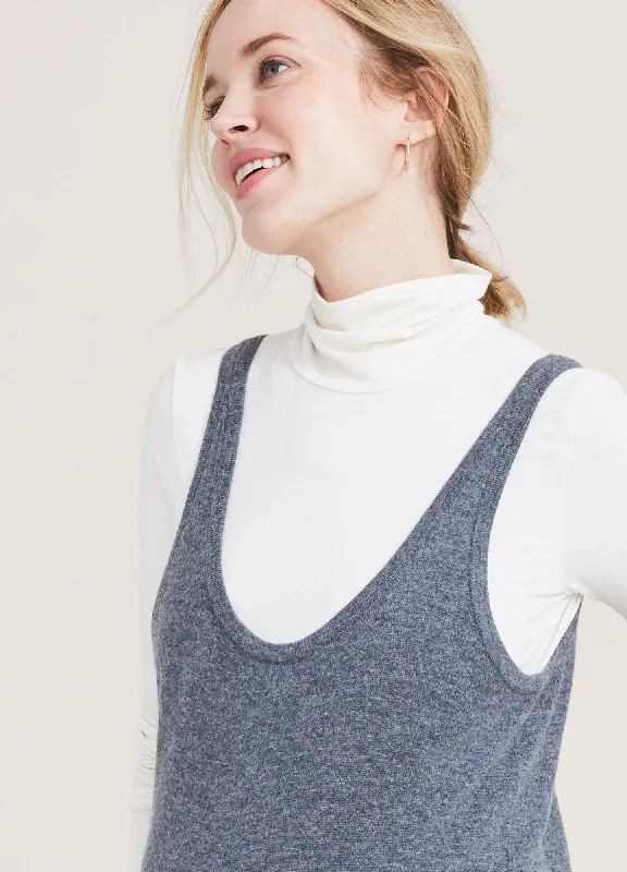 The Jersey Turtleneck Off Shoulder Jersey Top