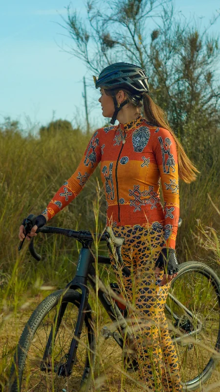 Women's Aero Long-Sleeve Jersey- Life High Neck Jersey Shirt