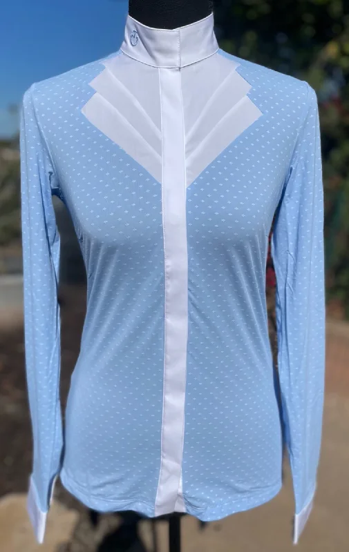 Cavalleria Toscana Fan Bib Swiss Dot L/S Jersey Competition Shirt Pastel Jersey Tee