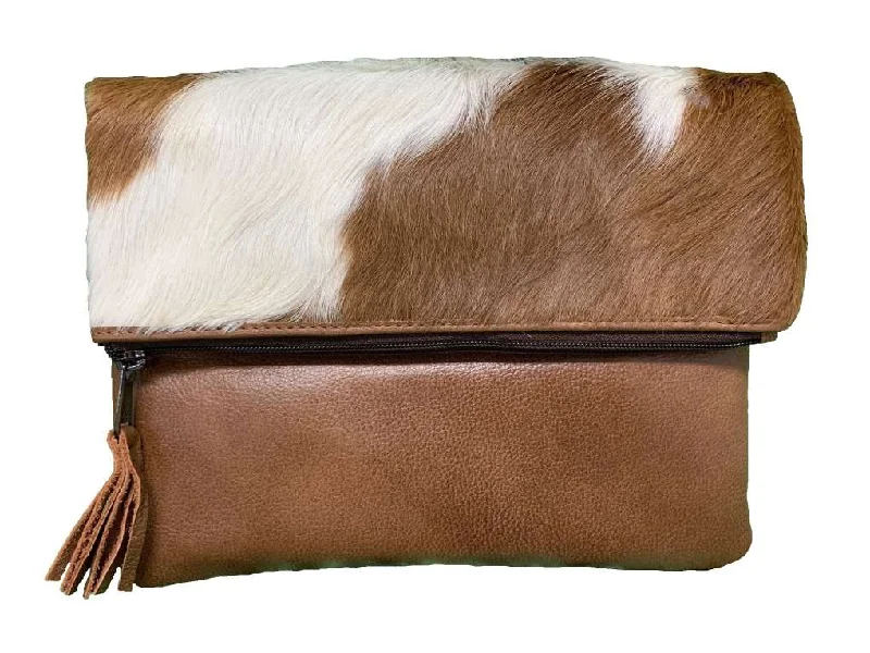 Design Edge Sweden Jersey Foldover Bag Dk Brown Striped Jersey Top