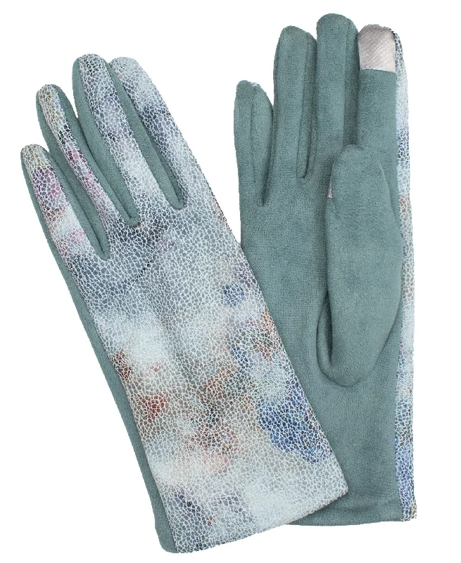 Floral Jersey Glove Beige Jersey Tee