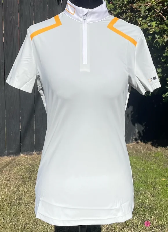 RG Products RG Jersey S/S Zip Competition Polo Halter Neck Jersey Tee