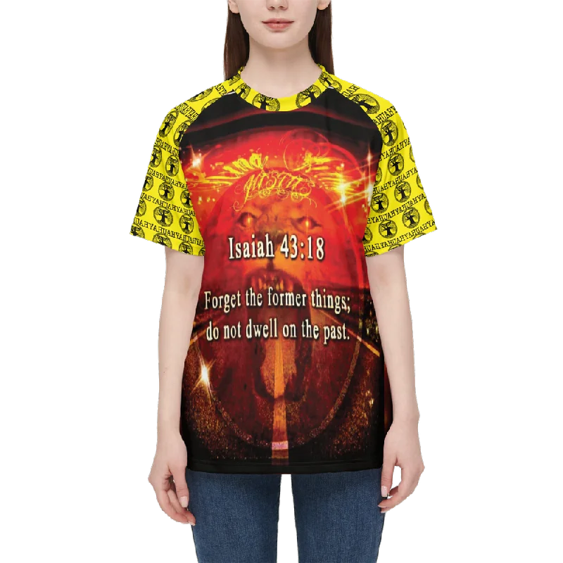 Forget The Past Ladies Designer Soccer Jersey Sky Blue Jersey Tee