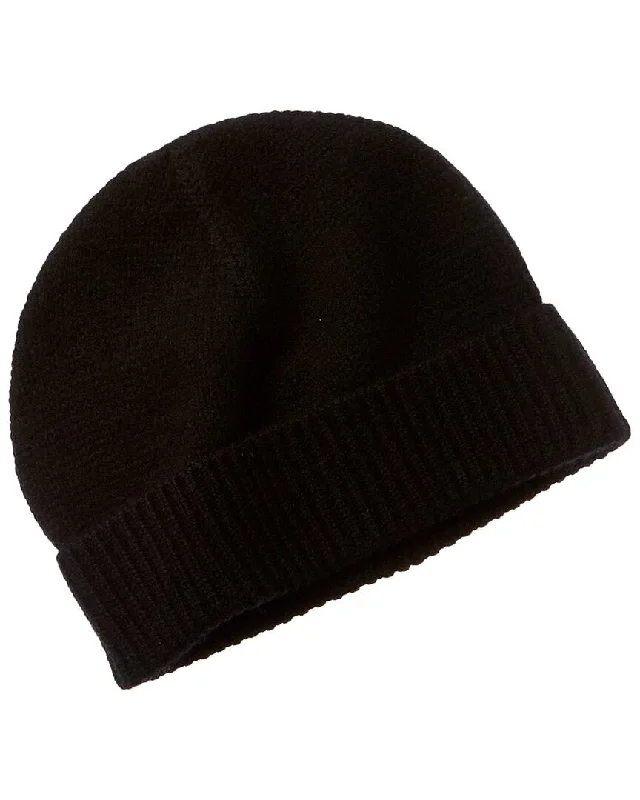 Sofiacashmere 8 Ply Jersey Cashmere Hat Branded Jersey Tee