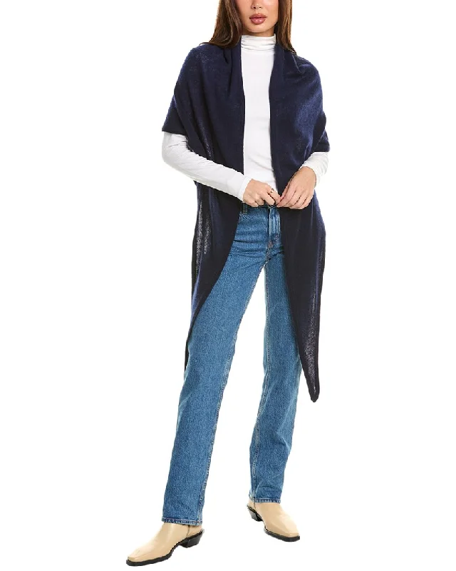 Amicale Cashmere Jersey Triangle Cashmere Wrap Daily Wear Jersey Tee