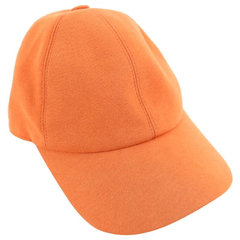 Hermes Orange Cotton Jersey Baseball Cap Hat Business Jersey Tee