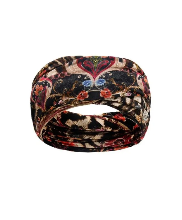 Jersey Head Wrap Liv A Little Navy Blue Jersey Tee