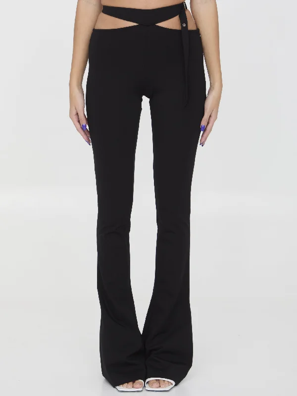 Jersey Pants Polo Neck Jersey Top
