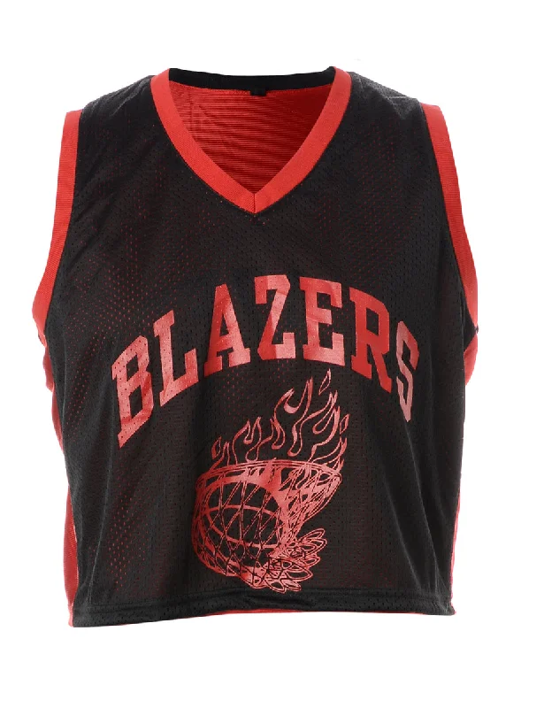 Label Casie Cropped American Sports Jersey Affordable Jersey Tee