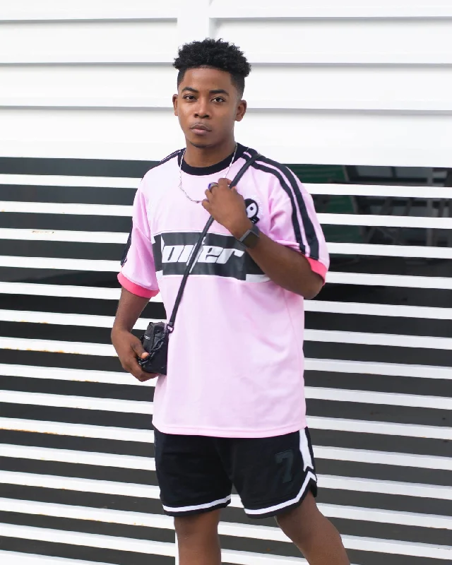 Loiter Club Jersey Pink Designer Jersey Tee
