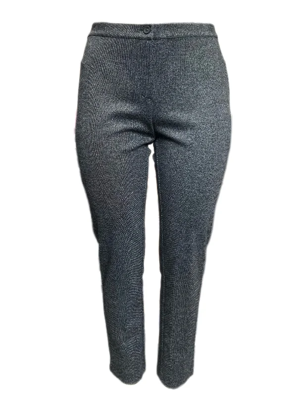 MARINA RINALDI Women's Black Odissea Jersey Pants $315 NWT Daily Wear Jersey Tee