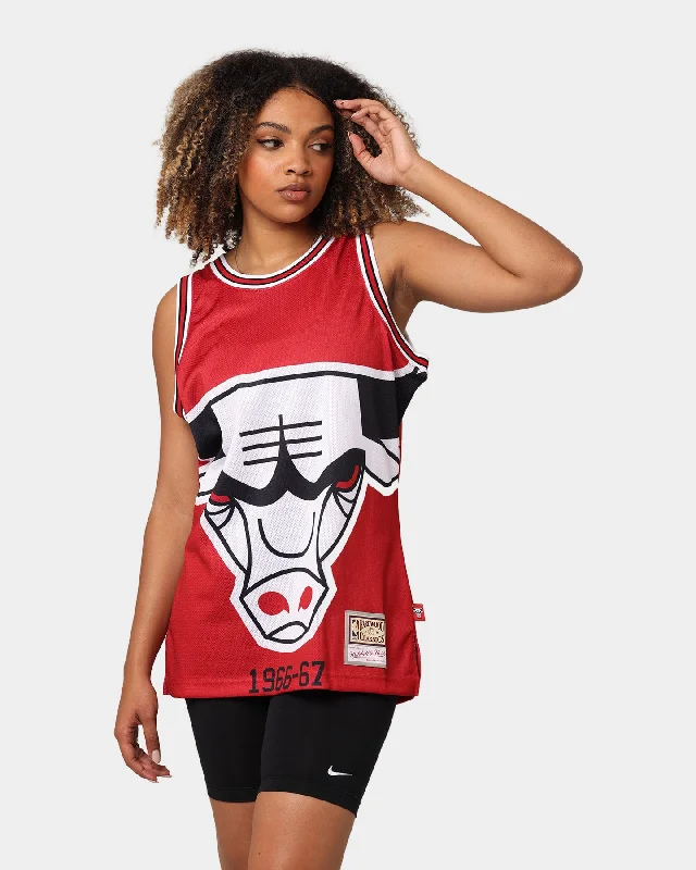 Mitchell & Ness Chicago Bulls Blown Out Jersey Red Retro Jersey Tee