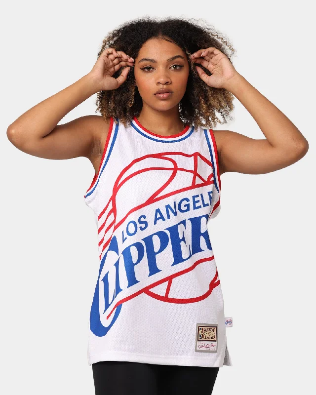 Mitchell & Ness Los Angeles Clippers Blown Out Jersey White Eco-Friendly Jersey Tee