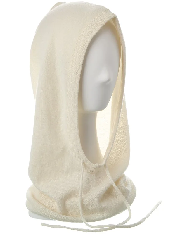 Phenix Jersey Drawstring Cashmere Hood Ribbed Jersey Tee