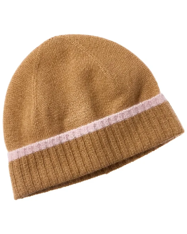 Phenix Jersey Tipped Cuffed Cashmere Hat Comfortable Jersey Tee