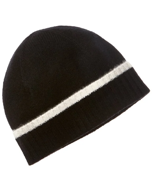 Phenix Jersey Tipped Cuffed Cashmere Hat Turtle Neck Jersey Shirt