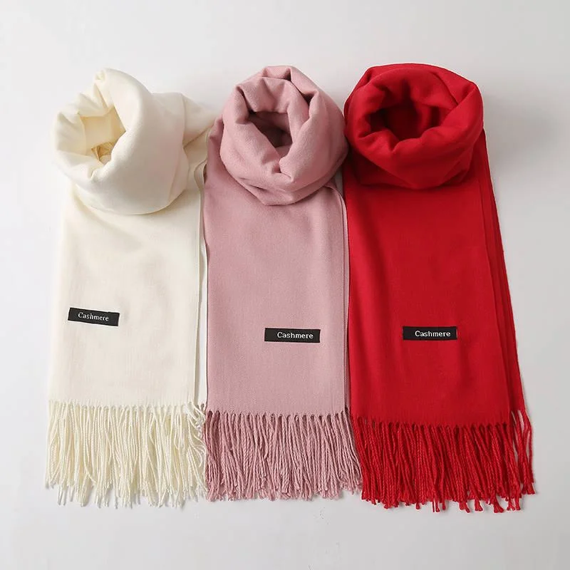Winter Women Scarf Solid Soft Cashmere Scarves Shawls and Wraps Bandana Female Foulard Tassel Cozy Cashmere Shawl Throw Winter Women Scarf Solid Soft Cashmere Scarves Shawls and Wraps Bandana Female Foulard Tassel Cozy Cashmere Shawl Throw