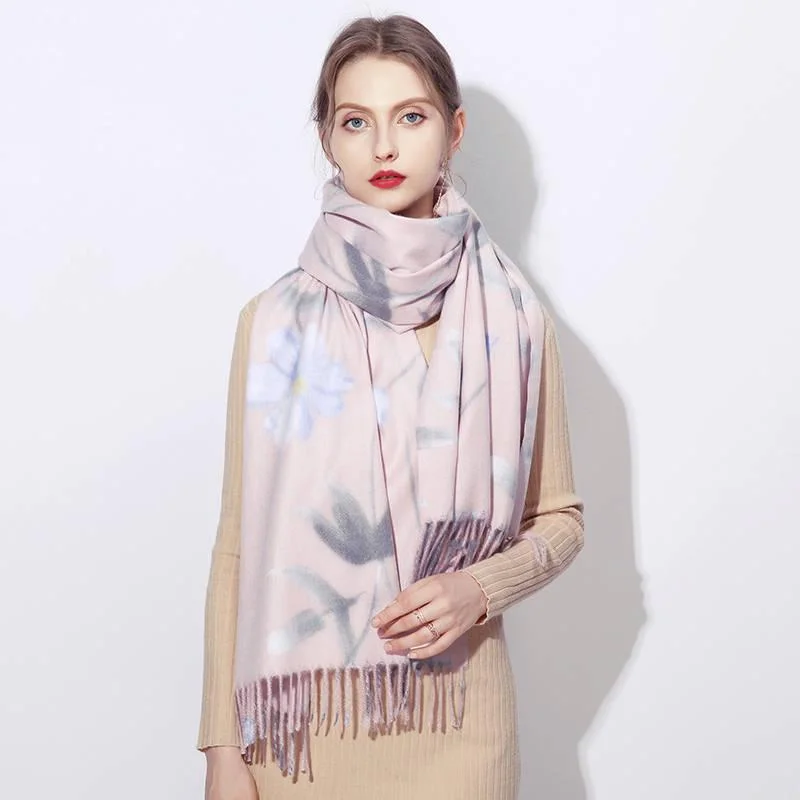 Women Scarf Warm Shawl Wool Stoles Head Neck Long Winter Scarf Women for Ladies Elegant Silk Shawl Wrap Women Scarf Warm Shawl Wool Stoles Head Neck Long Winter Scarf Women for Ladies Elegant Silk Shawl Wrap